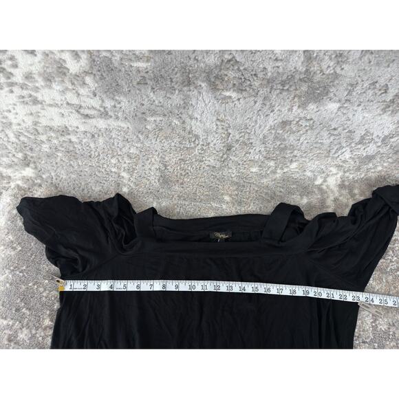 NEW Cupio Womens Plus Size 2X Cold Shoulder Lace Stretch Blouse Casual Pull Over - Picture 6 of 10